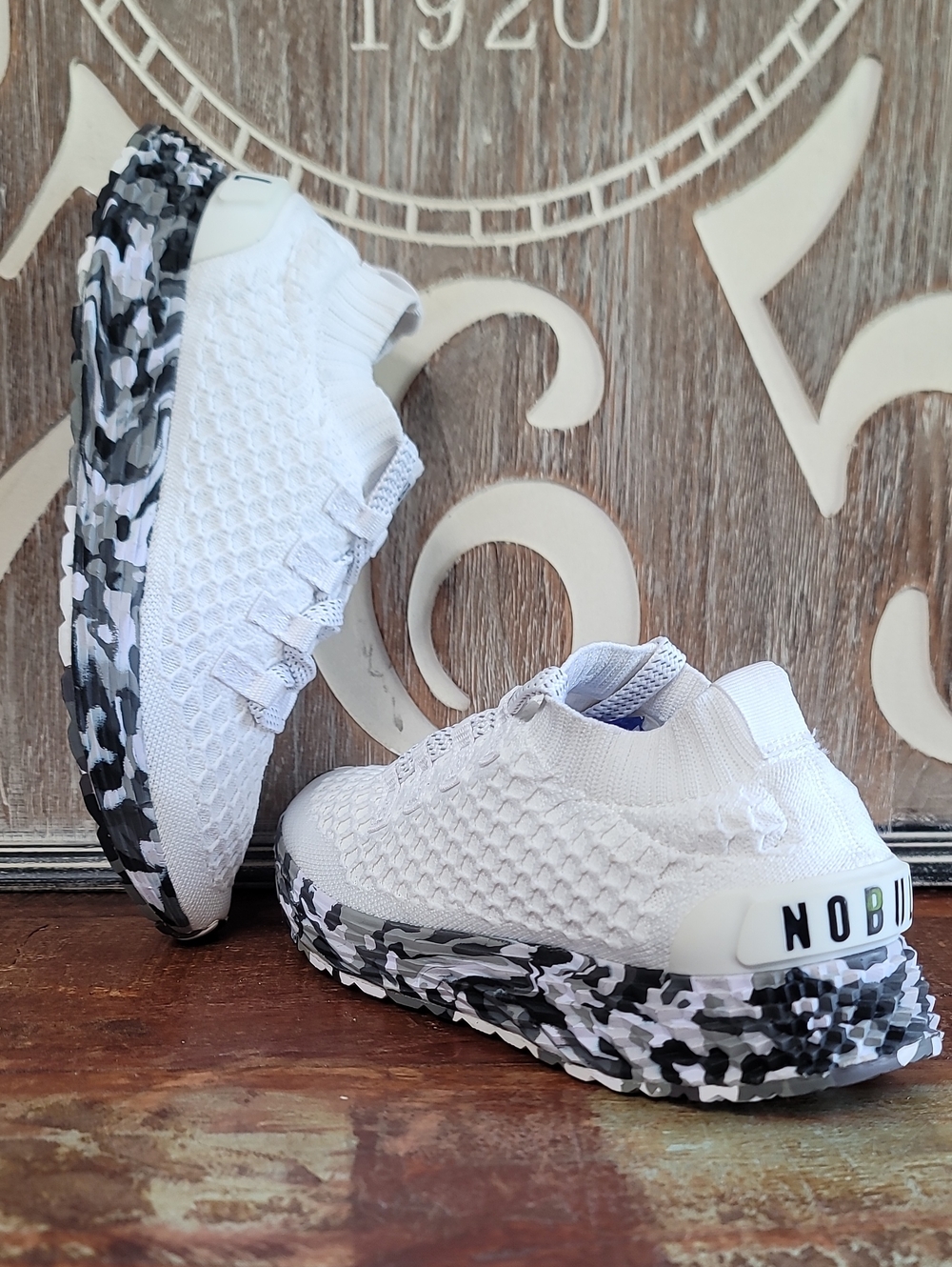 NOBULL Knit Runner 'Wild Granite' Wmns 7 Like New, Fast Shipping